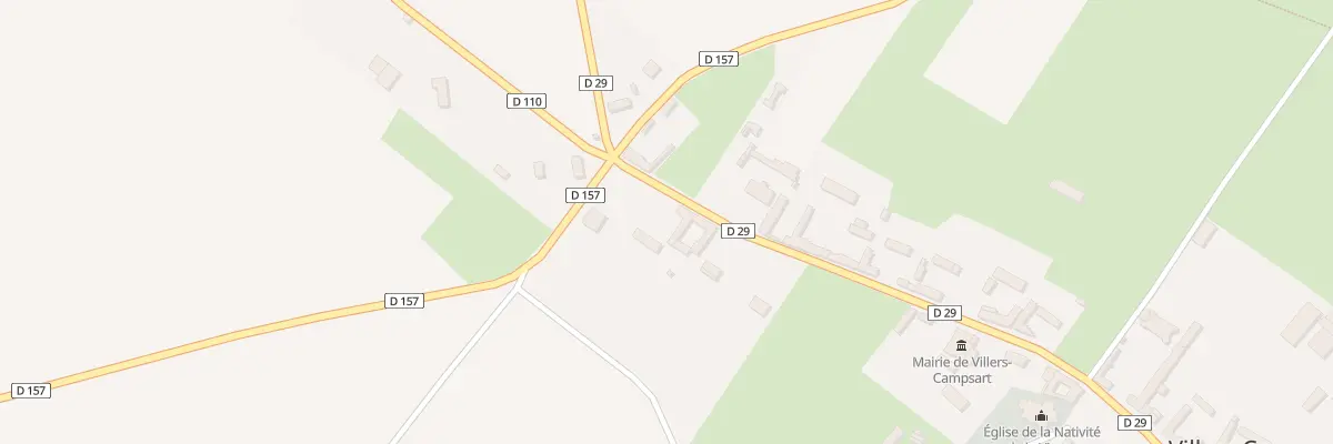 Plan du 39 Rue Principale à Villers-Campsart