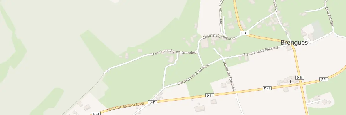 Plan du 5029 Le Bourg à Brengues
