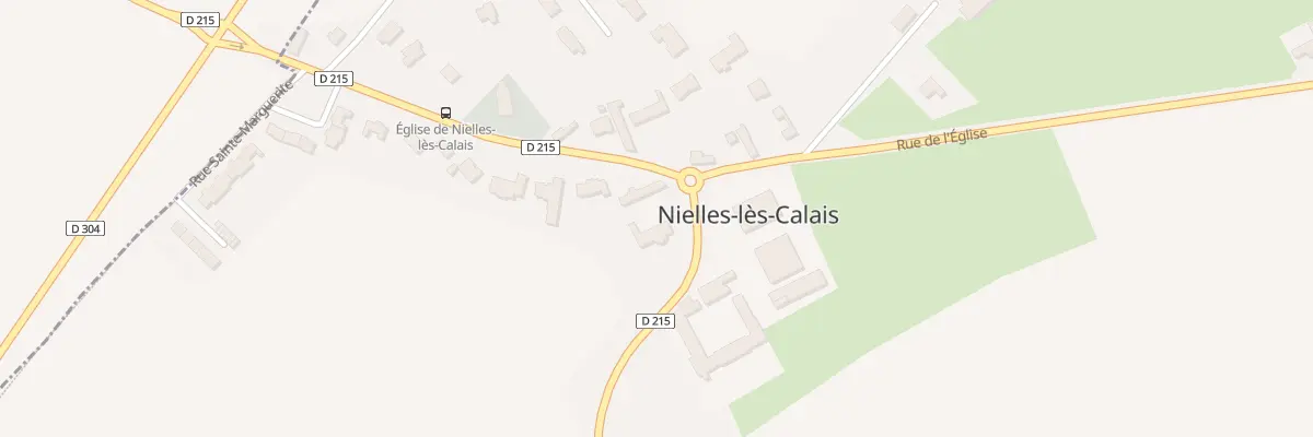 Plan du 2 Rte de Saint-tricat à Nielles-lès-Calais