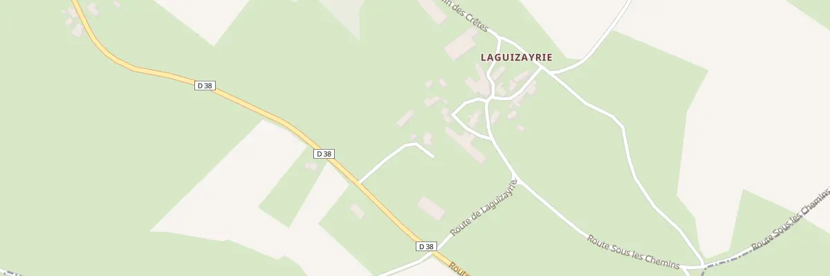 Plan du 1811 Rte d’Aynac à Mayrinhac-Lentour