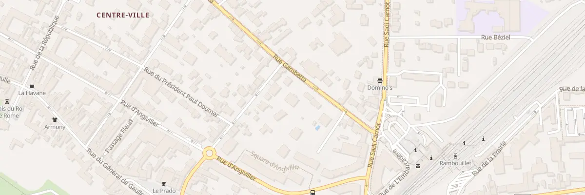 Plan du 11 Rue Gambetta à Rambouillet