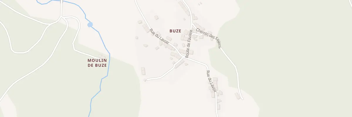 Plan du 14 Buze à Saint-Pardoux-Morterolles