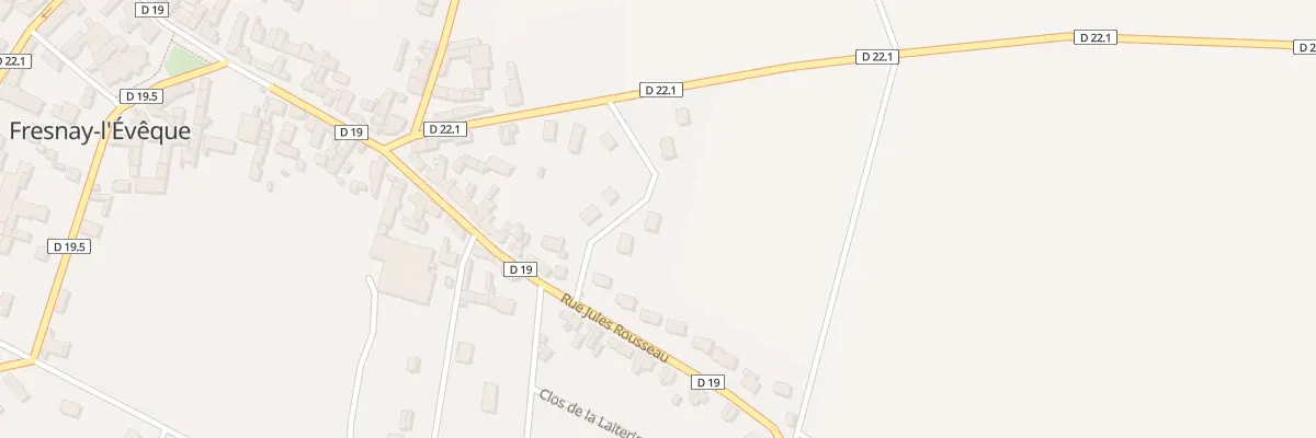 Plan du 6 Rue de la Croix à Fresnay-l’Évêque