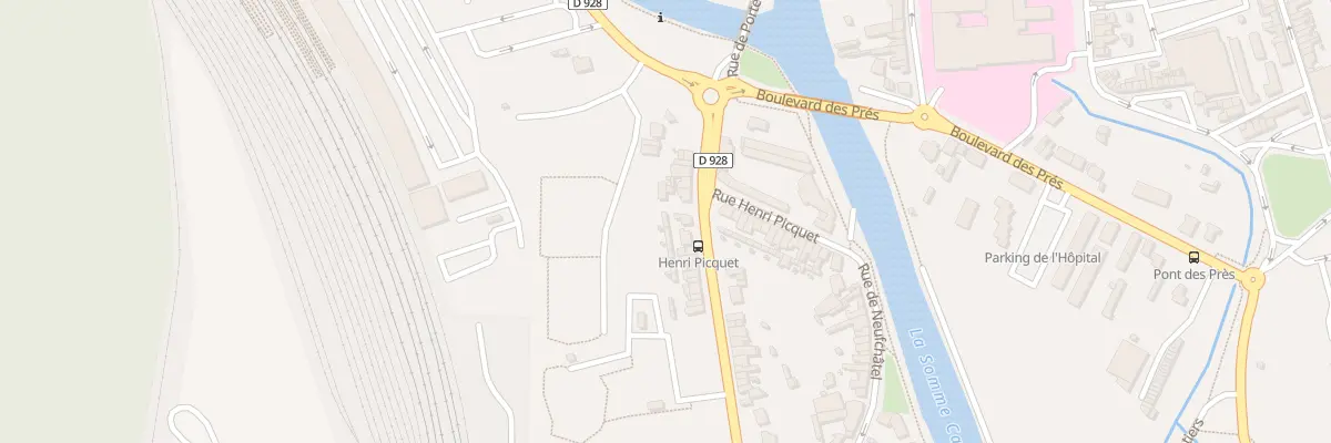 Plan du 28 Rte de Rouen à Abbeville