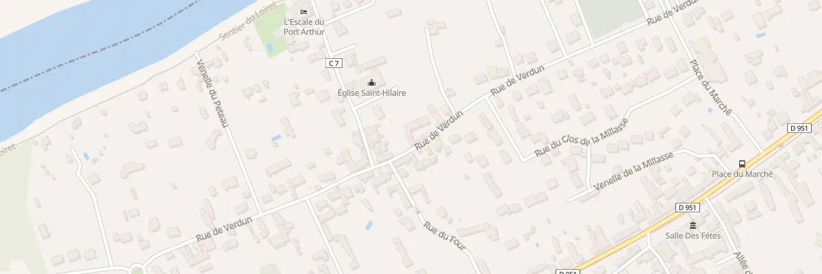 Plan du 754 Rue de Verdun à Saint-Hilaire-Saint-Mesmin