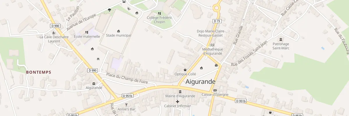 Plan du 31 Pl de la Promenade à Aigurande