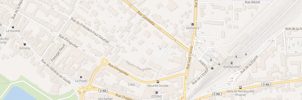 Plan du 9 Rue Gambetta à Rambouillet