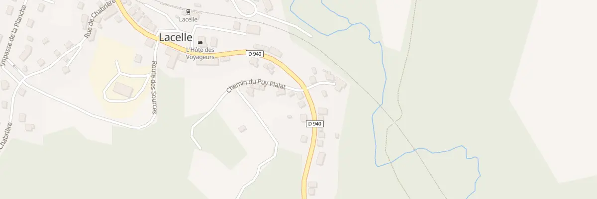 Plan du 58 Av Porte de Correze à Lacelle