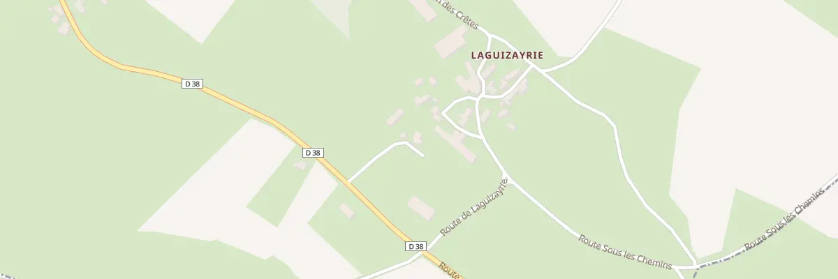 Plan du 5355F Laguizayrie à Mayrinhac-Lentour