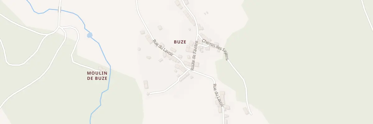 Plan du 5 Buze à Saint-Pardoux-Morterolles