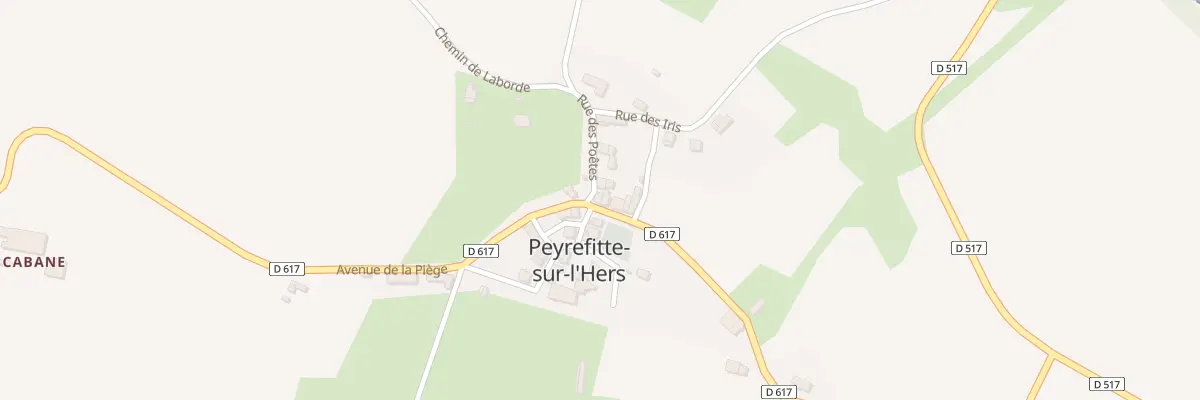 Plan du 5 Av de la Piège à Peyrefitte-sur-l’Hers