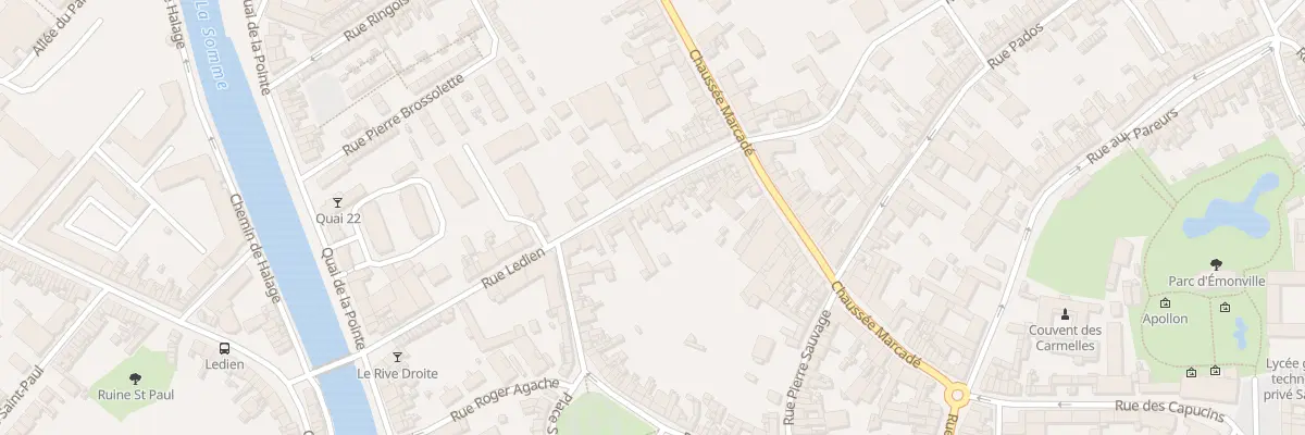 Plan du 64 Rue Ledien à Abbeville