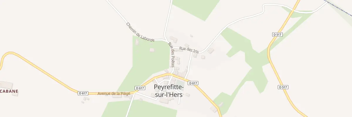 Plan du 2 Rue des Poêtes à Peyrefitte-sur-l’Hers