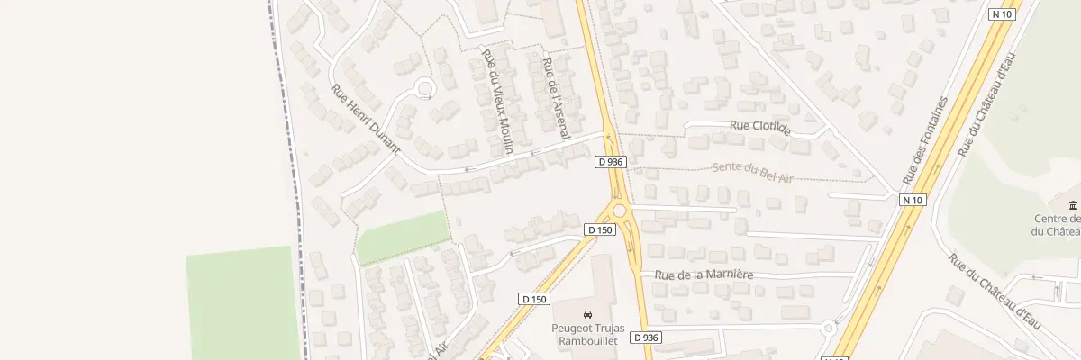 Plan du 7 Rue Henri Dunant à Rambouillet
