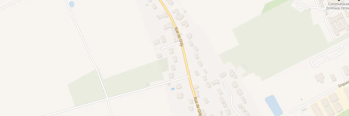 Plan du 25 Rue de Gidy à Ormes