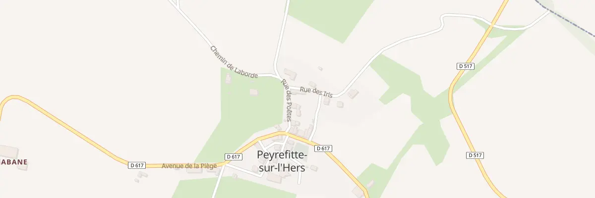 Plan du 3 Rue des Poêtes à Peyrefitte-sur-l’Hers