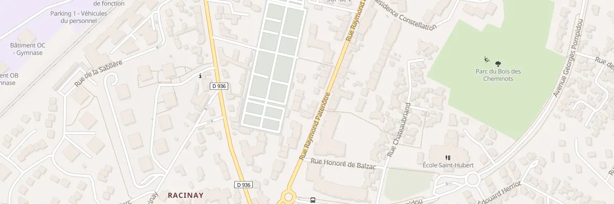 Plan du 70 Rue Raymond Patenôtre à Rambouillet