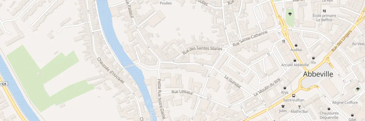 Plan du 22 Rue des Grandes Ecoles à Abbeville