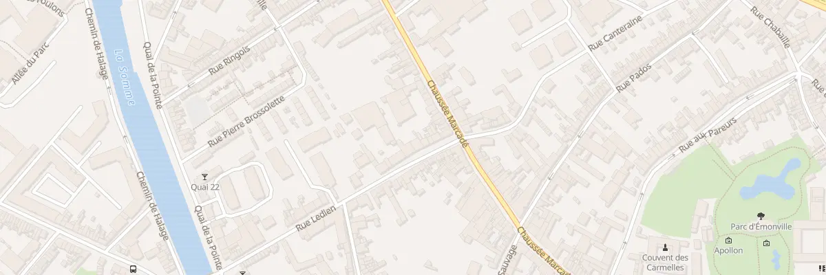 Plan du 41 Rue Ledien à Abbeville