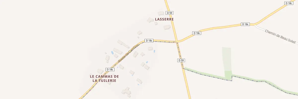 Plan de Teouliere à Vaux
