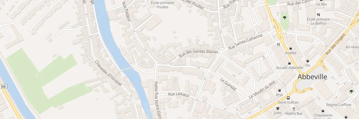 Plan du 27 Rue des Saintes Maries à Abbeville
