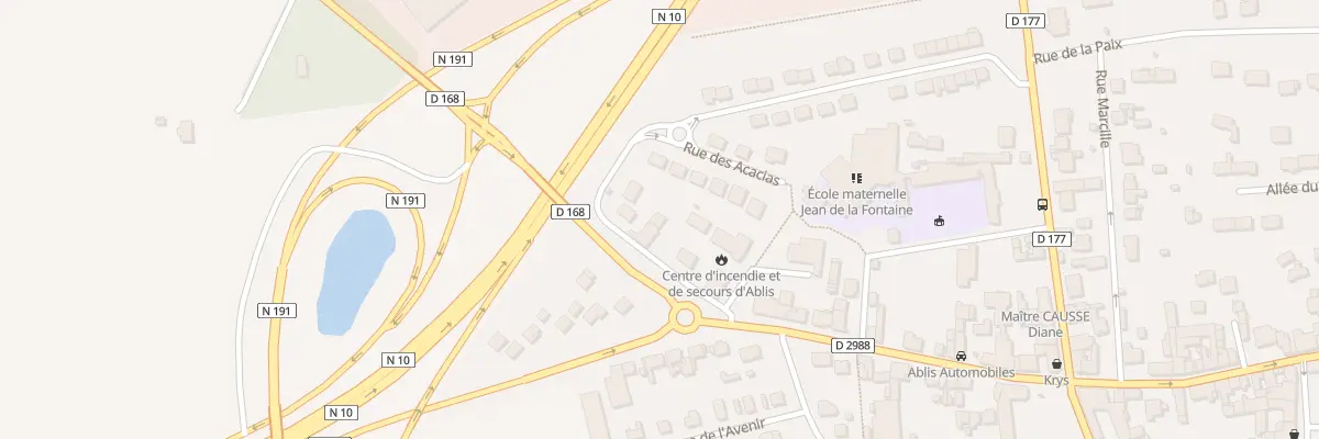 Plan du 53 Rue des Acacias à Ablis