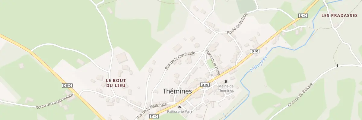 Plan du 5717F Rue de la Caminade à Thémines