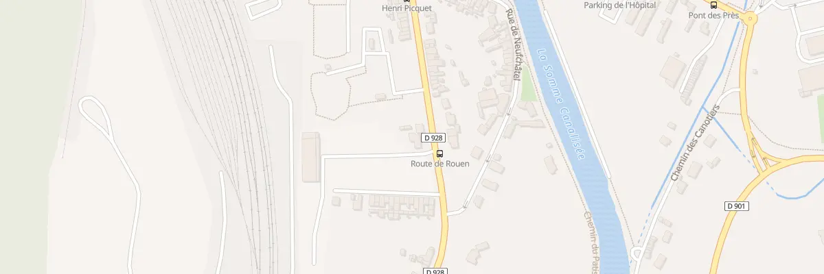 Plan du 86 Rte de Rouen à Abbeville