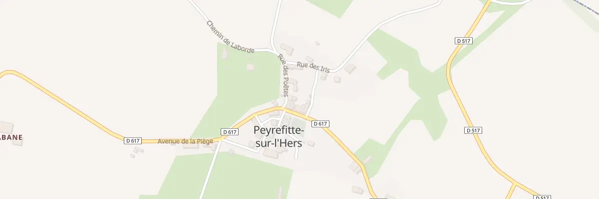 Plan du 6 Av de la Piège à Peyrefitte-sur-l’Hers