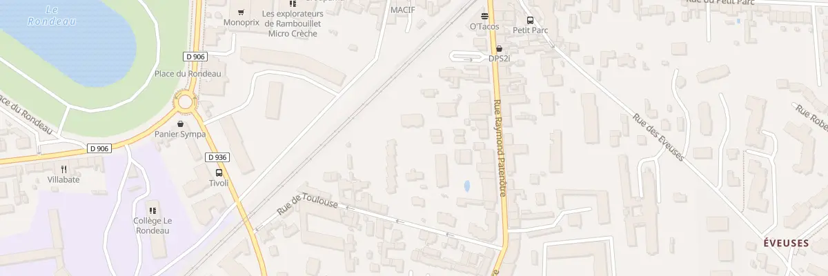 Plan du 24B Rue Raymond Patenôtre à Rambouillet