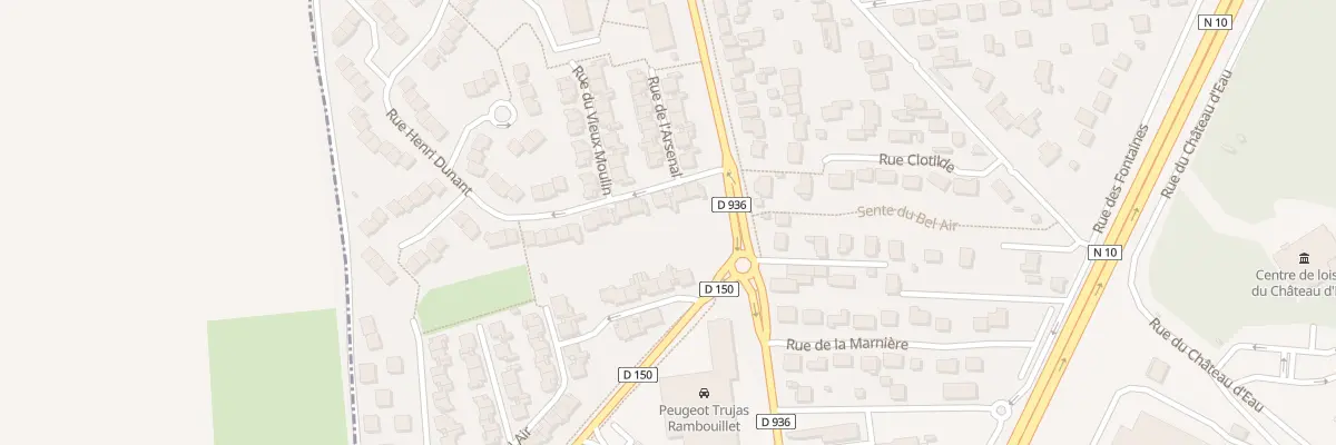 Plan du 5 Rue Henri Dunant à Rambouillet
