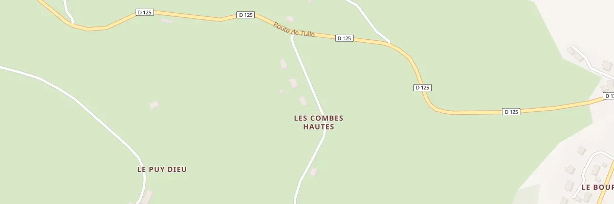 Plan du 6 Les Combes Basses à Ladignac-sur-Rondelles
