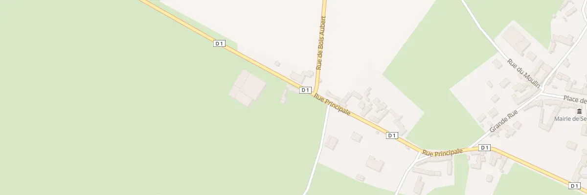 Plan du 60 Rue Principale à Senantes