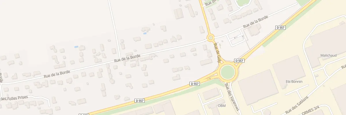 Plan du 104 Rue de la Borde à Ormes