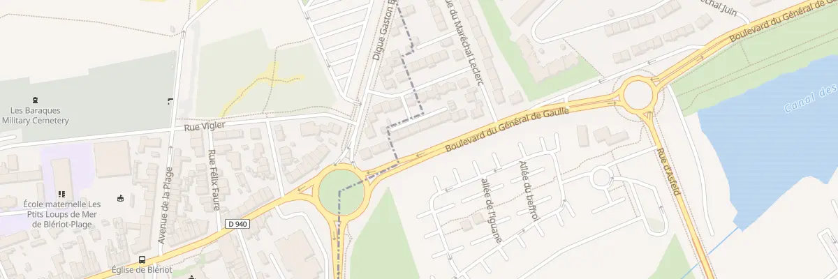 Plan du 28 Rue du sous Lt R Petain à Calais