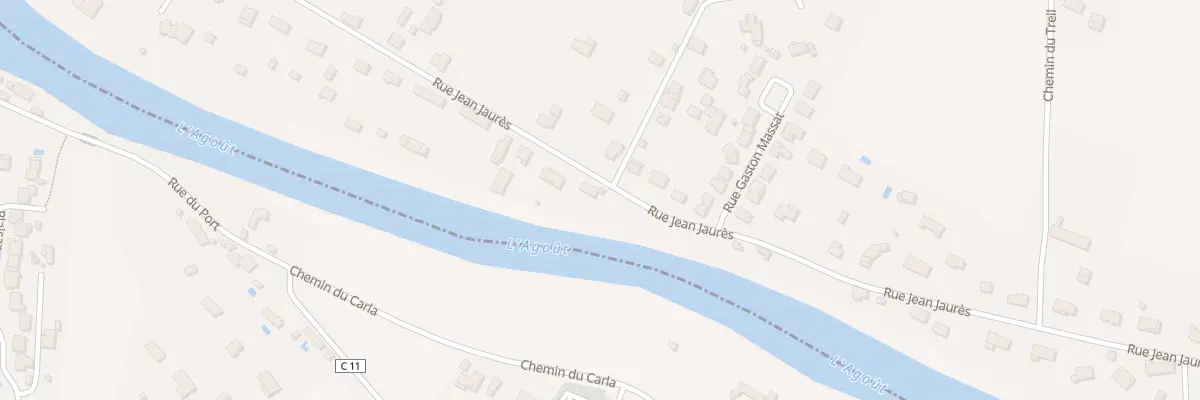 Plan du 28 Rue Jean Jaurès à Labastide-Saint-Georges