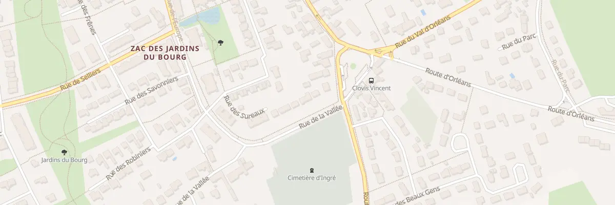 Plan du 4 Rue de la Vallée à Ingré
