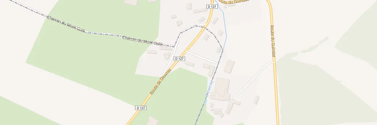 Plan du 268 Rte de Desvres à Parenty