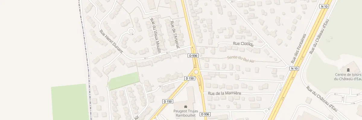 Plan du 3 Rue Henri Dunant à Rambouillet