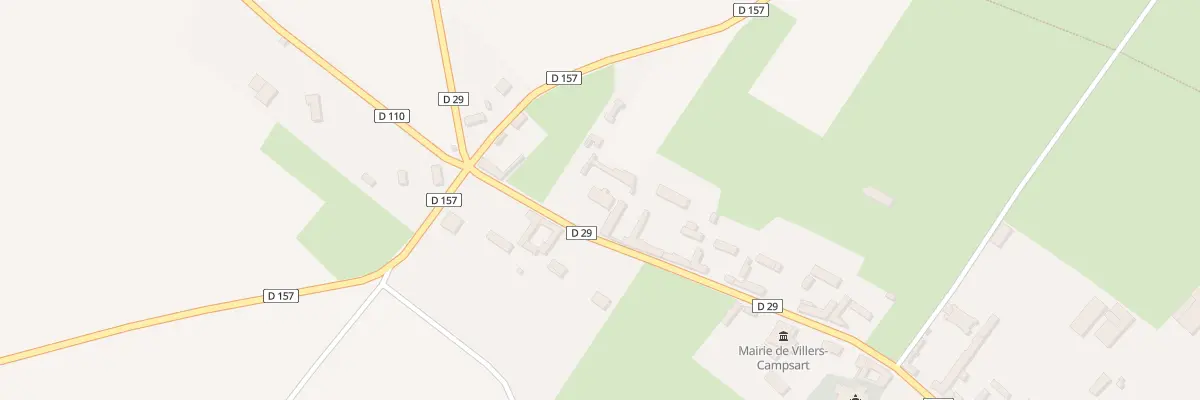 Plan du 52 Rue Principale à Villers-Campsart