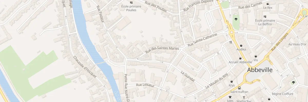 Plan du 19 Rue des Saintes Maries à Abbeville