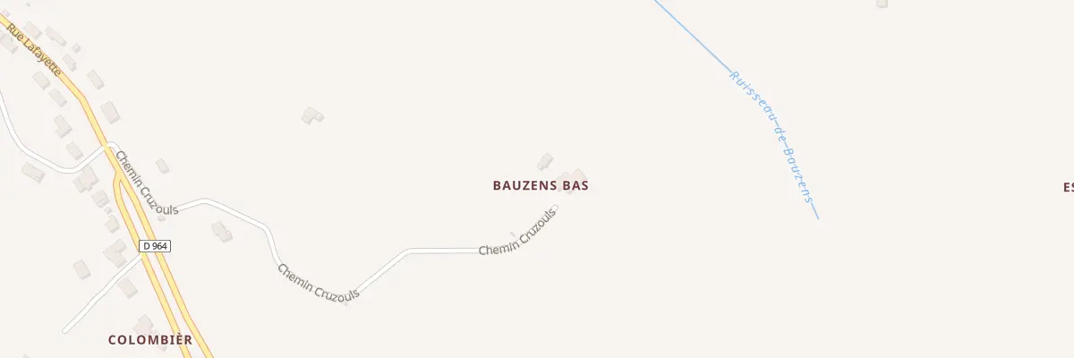 Plan du 525 Che de Cruzouls à Castelnau-de-Montmiral