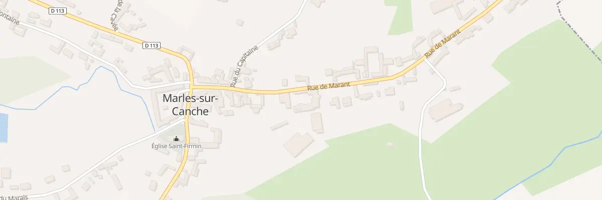 Plan du 15 Rue de Marant à Marles-sur-Canche
