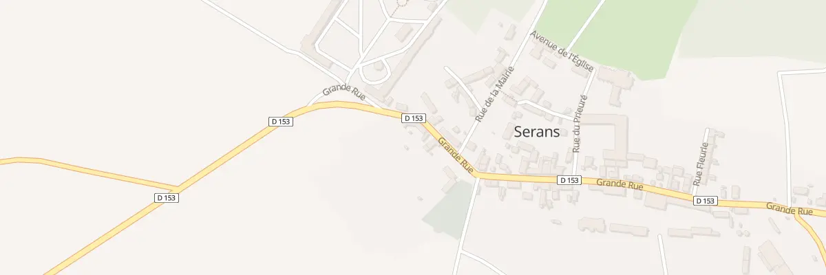 Plan du 37 Gr Grande Rue à Serans