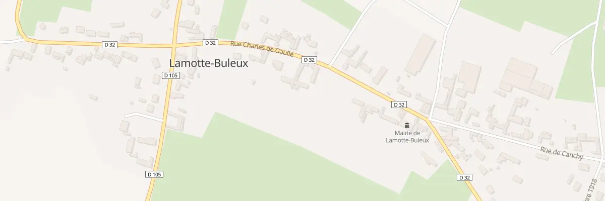 Plan du 185 Rue Charles de Gaulle à Lamotte-Buleux