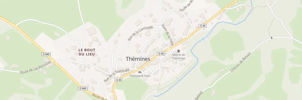 Plan du 5029 Themines à Thémines