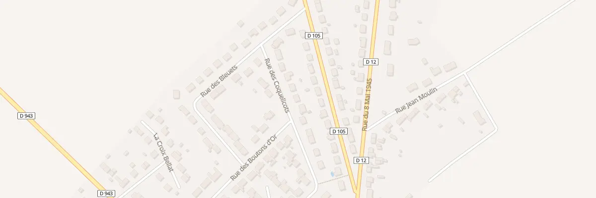 Plan du 42 Rue des Coquelicots à Ardentes