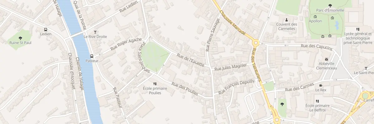 Plan du 17 Rue de l’Eauette à Abbeville