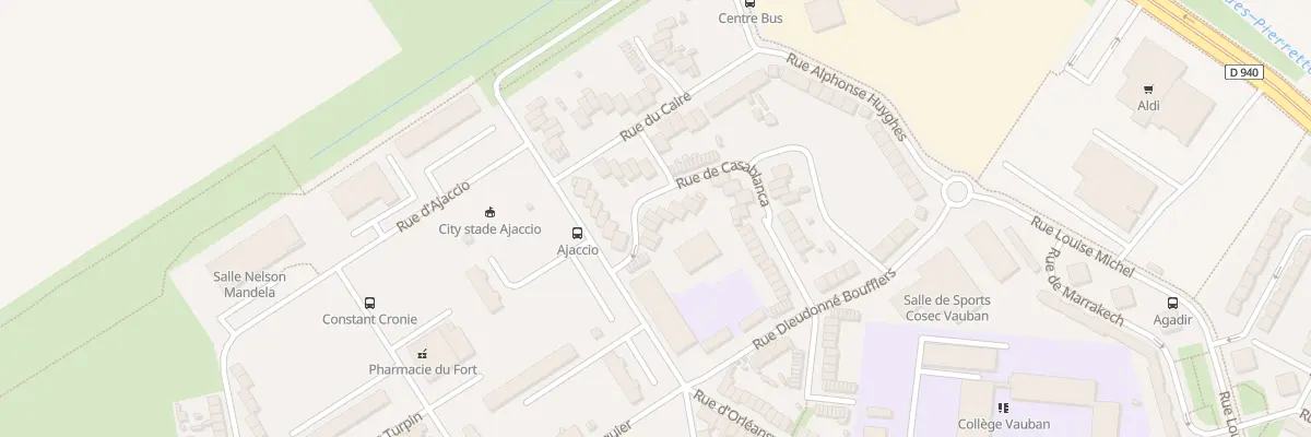 Plan du 20 Rue de Casablanca à Calais