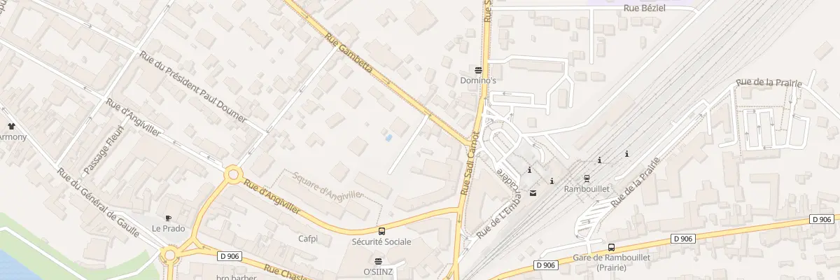 Plan du 3 Rue Gambetta à Rambouillet